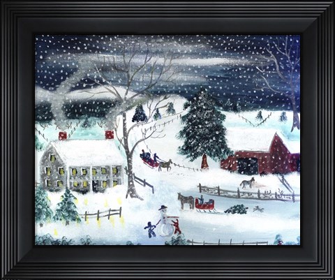 Framed Winter Time Print