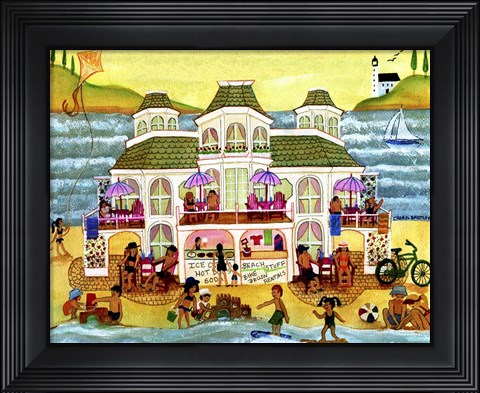 Framed Beach Vacation Print