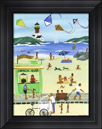 Framed Beach Fun Print