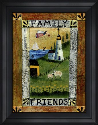 Framed Family &amp; Friends Print