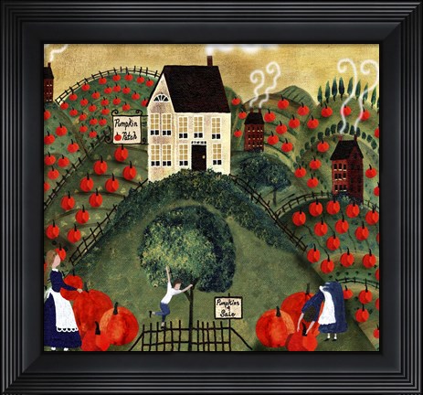 Framed Pumpkin Hill Farm Print