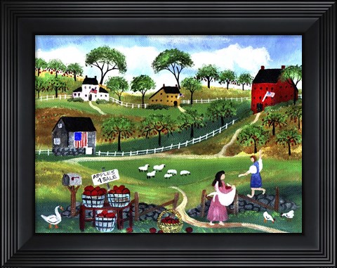 Framed Apples 4 Sale Print