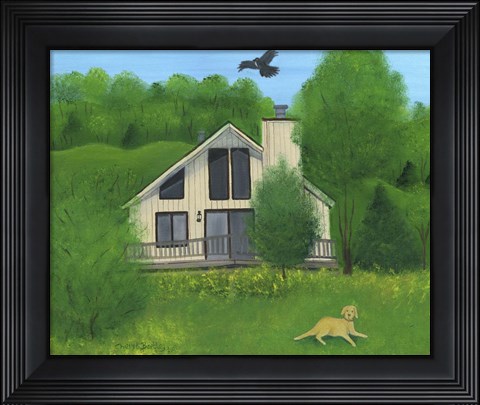 Framed Country Cottage Print