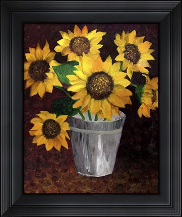 Framed Sunflowers Print