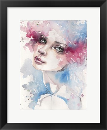 Framed Becoming (Portrait Of Lady) Print