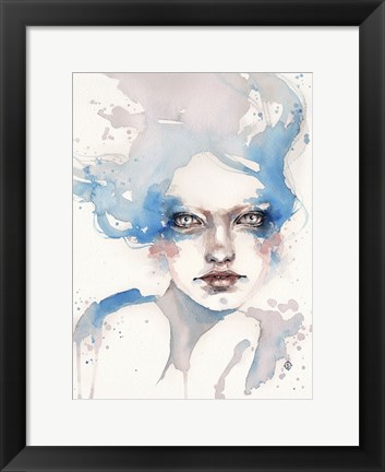 Framed In The Shallows (Water Nymph) Print