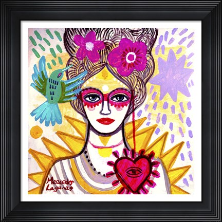 Framed Lady Antoniette Print