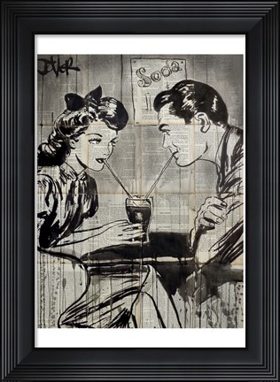 Framed Soda 2 Print