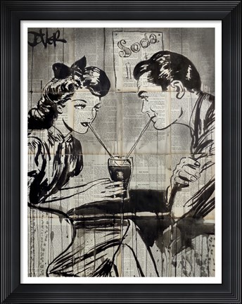 Framed Soda 2 Print