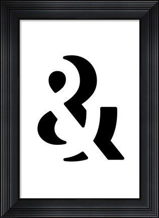 Framed Ampersand Print
