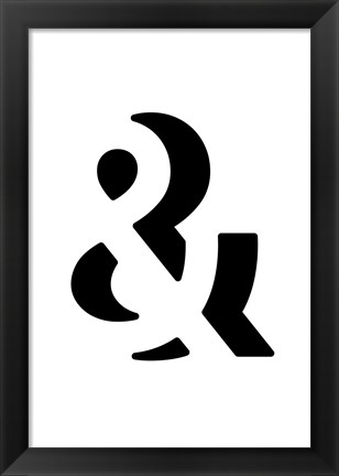 Framed Ampersand Print