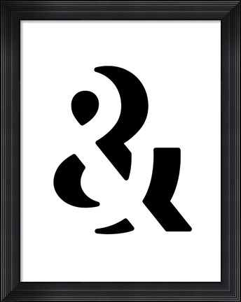 Framed Ampersand Print