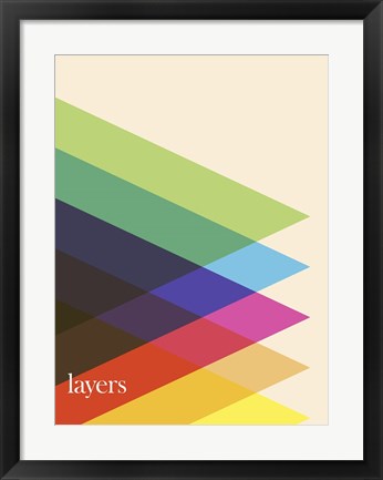 Framed Layers Print