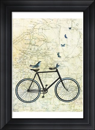 Framed Bike Country Print
