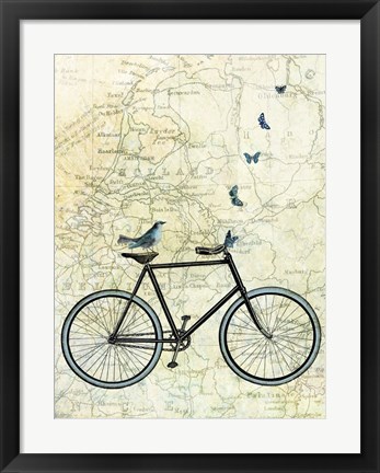 Framed Bike Country Print