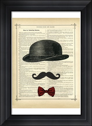 Framed Invisible Gent Print