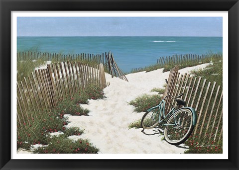 Framed Beach Cruiser Print