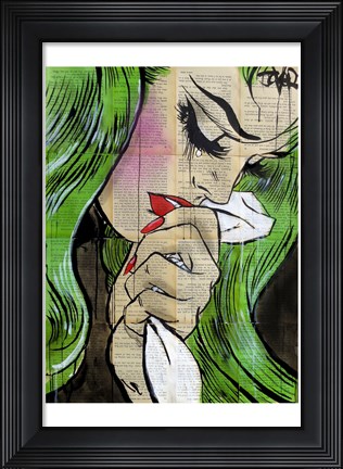 Framed Pop Cry Print