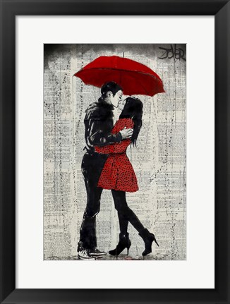 Framed Rain Kisses Print