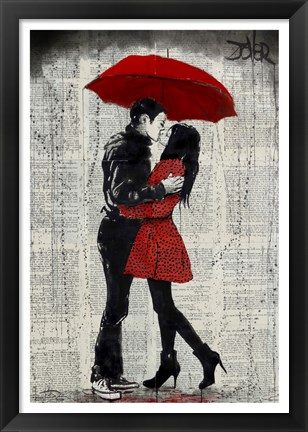 Framed Rain Kisses Print