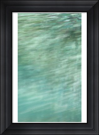 Framed Lake Trail Edge Print