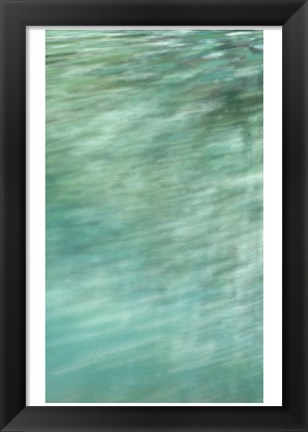 Framed Lake Trail Edge Print