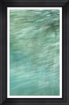 Framed Lake Trail Edge Print