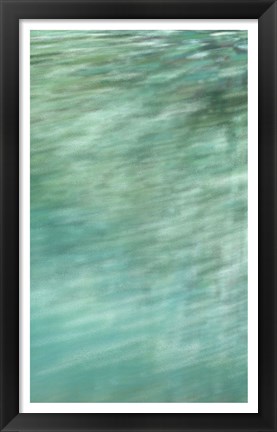Framed Lake Trail Edge Print