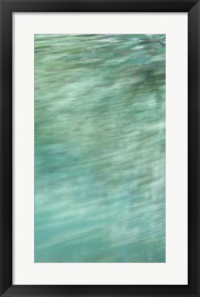 Framed Lake Trail Edge Print