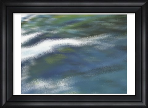 Framed Rain on Tide Print
