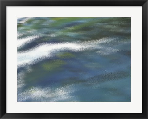 Framed Rain on Tide Print