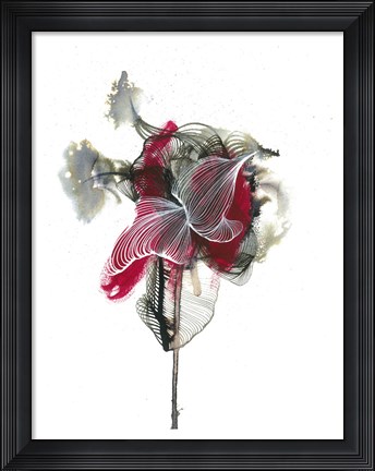Framed Abstractions of the Heart Print