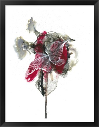 Framed Abstractions of the Heart Print