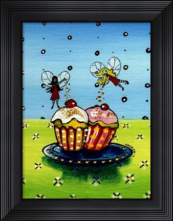 Framed Fairy Cakes Print