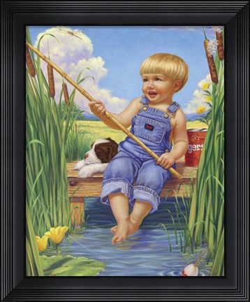 Framed Fishin Print