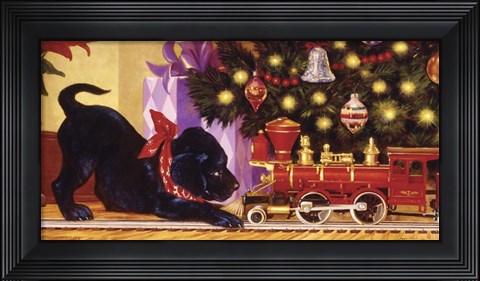 Framed Lab XMAS Print