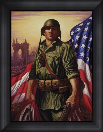 Framed Liberty Print