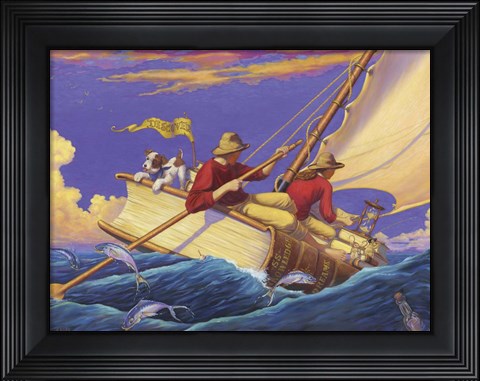 Framed Set Sail Print