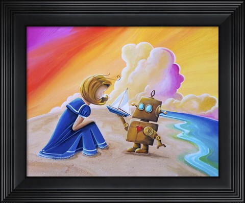 Framed You Can Be Captain Print