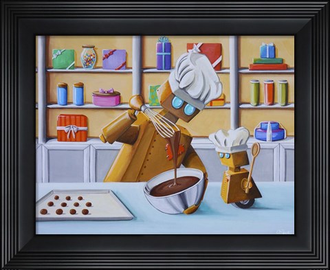 Framed Chocolatiers Print