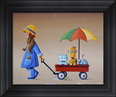 Framed Just Another Rainy Day Print