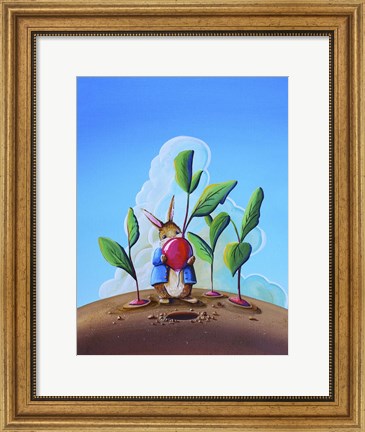 Framed Peter Rabbit 4 Print