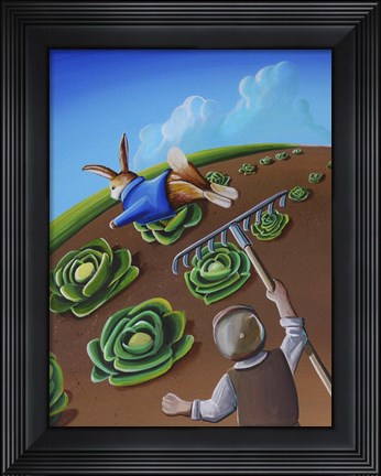 Framed Peter Rabbit 5 Print