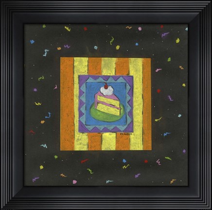 Framed BIrthday Cake Print