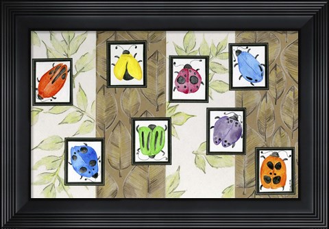 Framed Bugs I Print