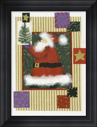 Framed Santa Print