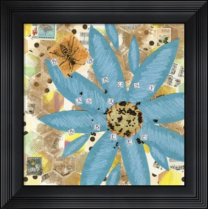 Framed Busy as a Bee Print