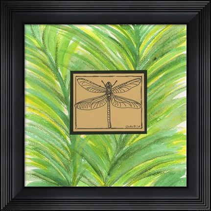 Framed Dragonfly Print