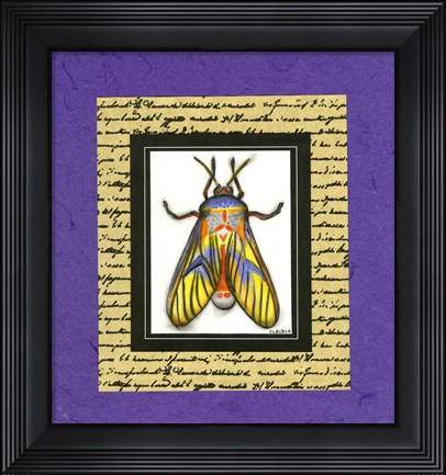 Framed Bugs III Print