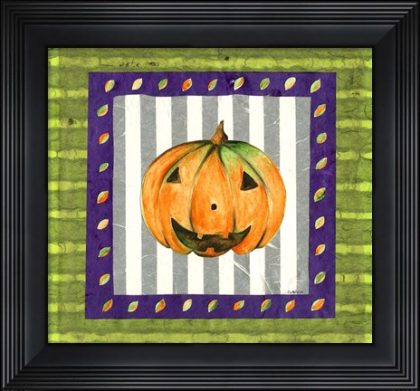 Framed Jack o Lantern II Print